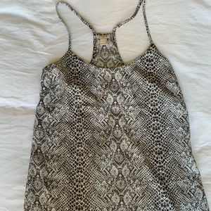 J. Crew Snakeskin Top